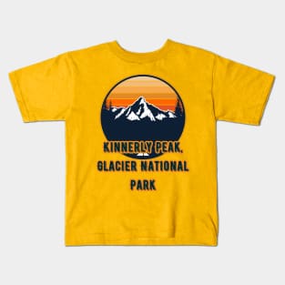 Kinnerly Peak, Glacier National Park Kids T-Shirt